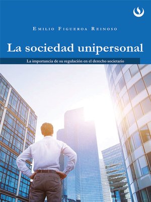 cover image of La sociedad unipersonal
